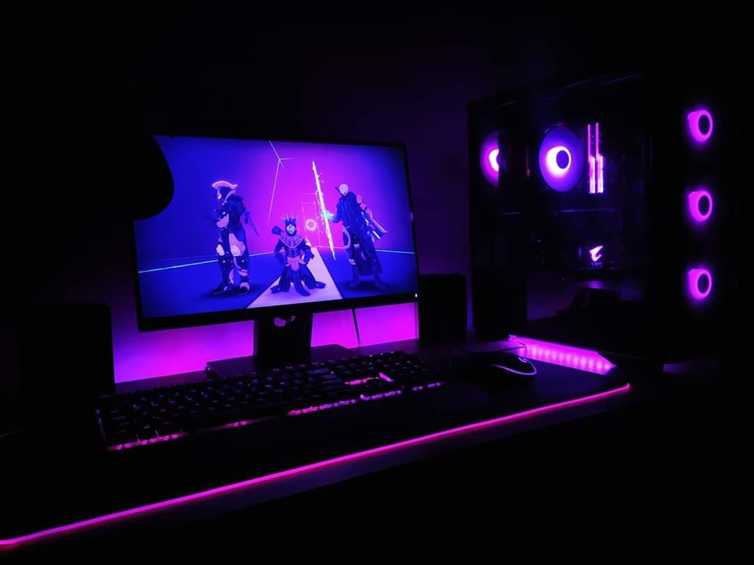 Featured image of post Aesthetic Gaming Setup Black