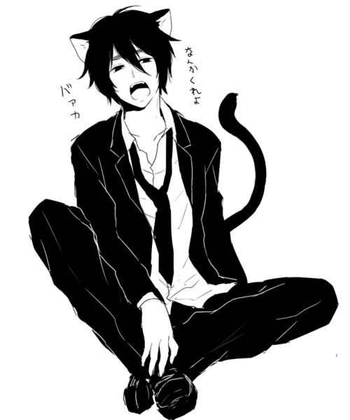 Featured image of post Anime Cat Boys Black Hair