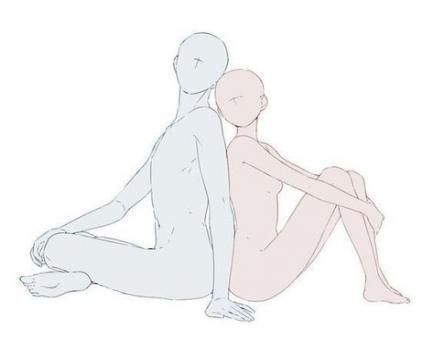 Featured image of post Anime Couple Sitting Pose Reference