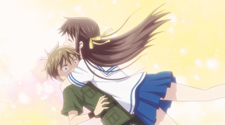 Featured image of post Anime Hug Gif Cute