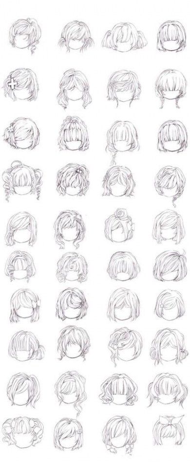 Featured image of post Hair Drawing Reference Female Bangs