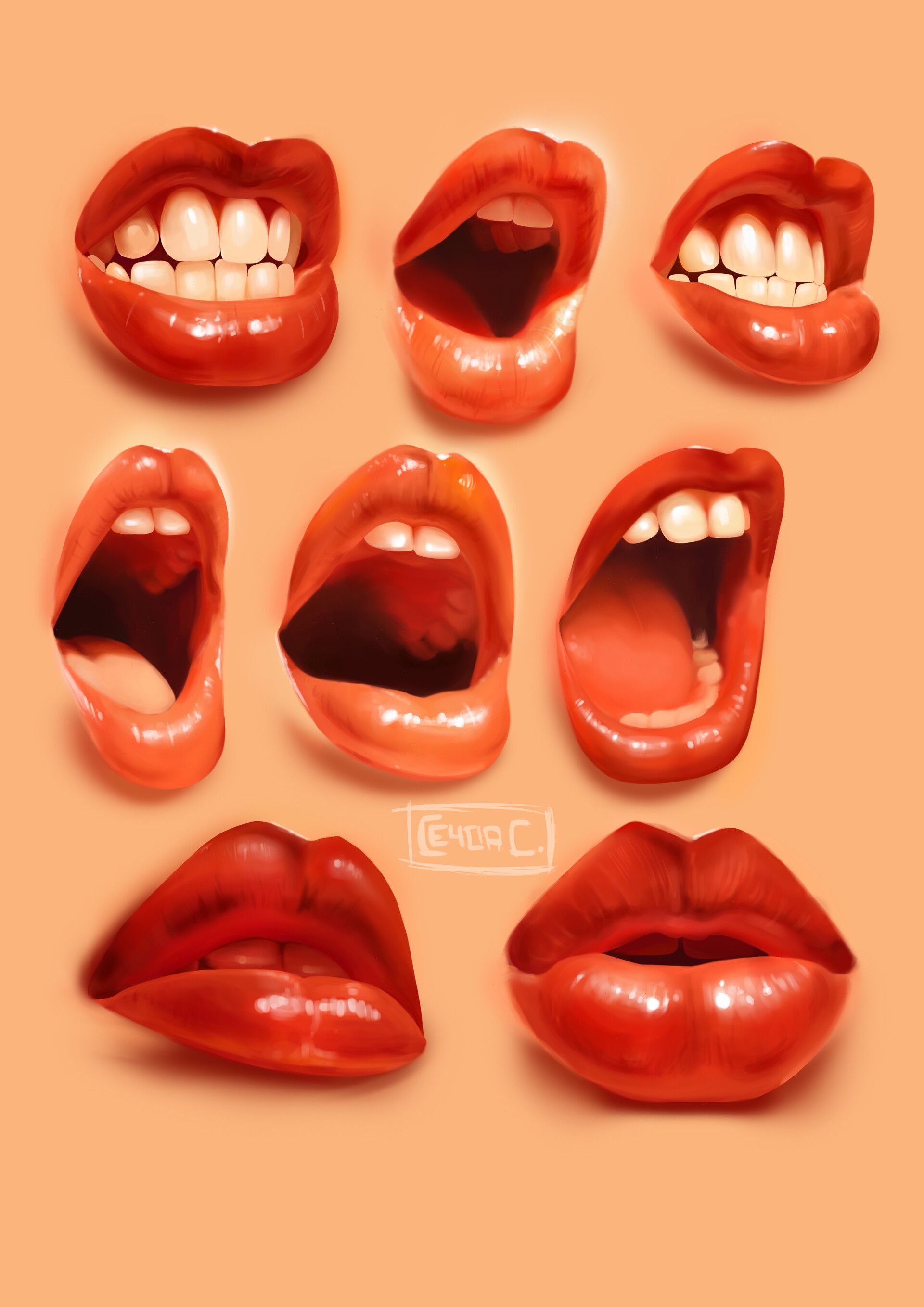 Featured image of post Lips Drawing Reference Aesthetic