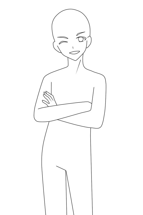 Featured image of post Pose Anime Body Outline Boy