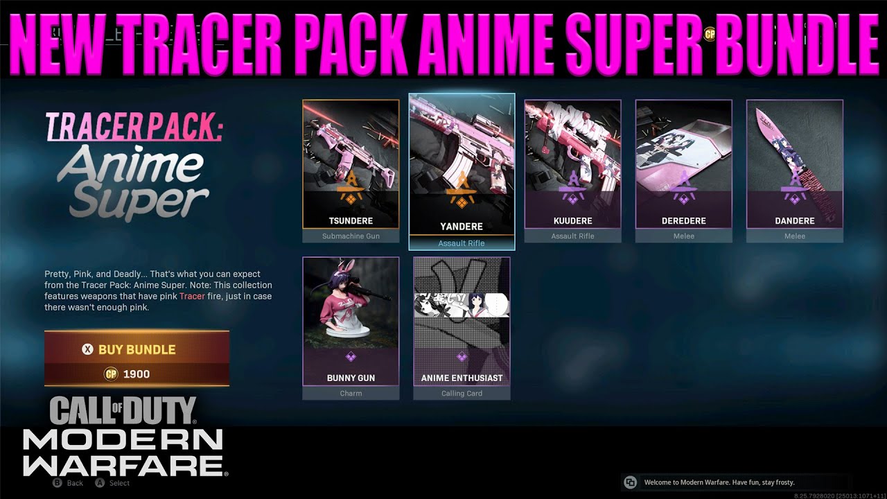 Featured image of post Super Anime Tracer Pack Modern Warfare